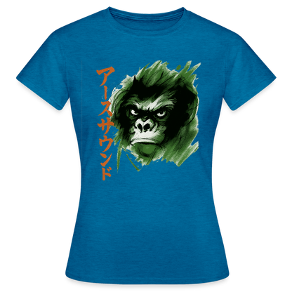 Earth Sound, T-shirt dam - antikblå safirljung