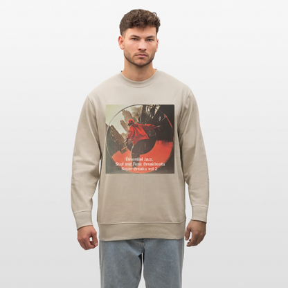 Super Breaks vol 2, Ekologisk sweatshirt CHANGER unisex från Stanley/Stella - beige