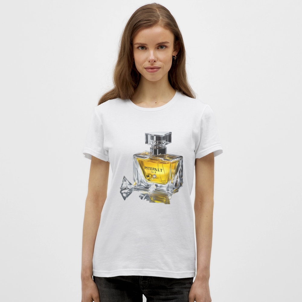 Pitepalt no:5, T-shirt dam - vit