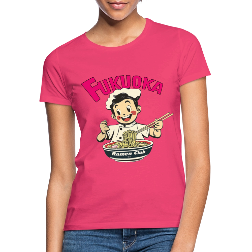 Fukuoka Ramen Club, T-shirt dam - azalea