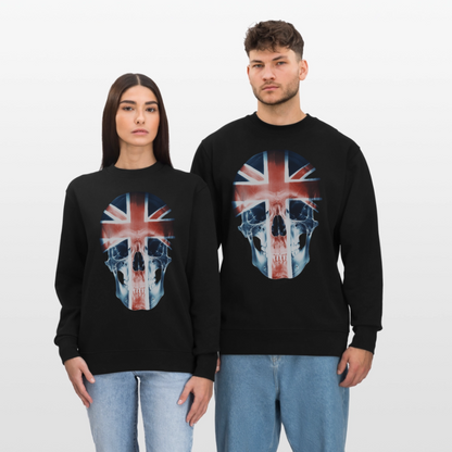 God Save the Skull, Ekologisk sweatshirt CHANGER unisex från Stanley/Stella - svart