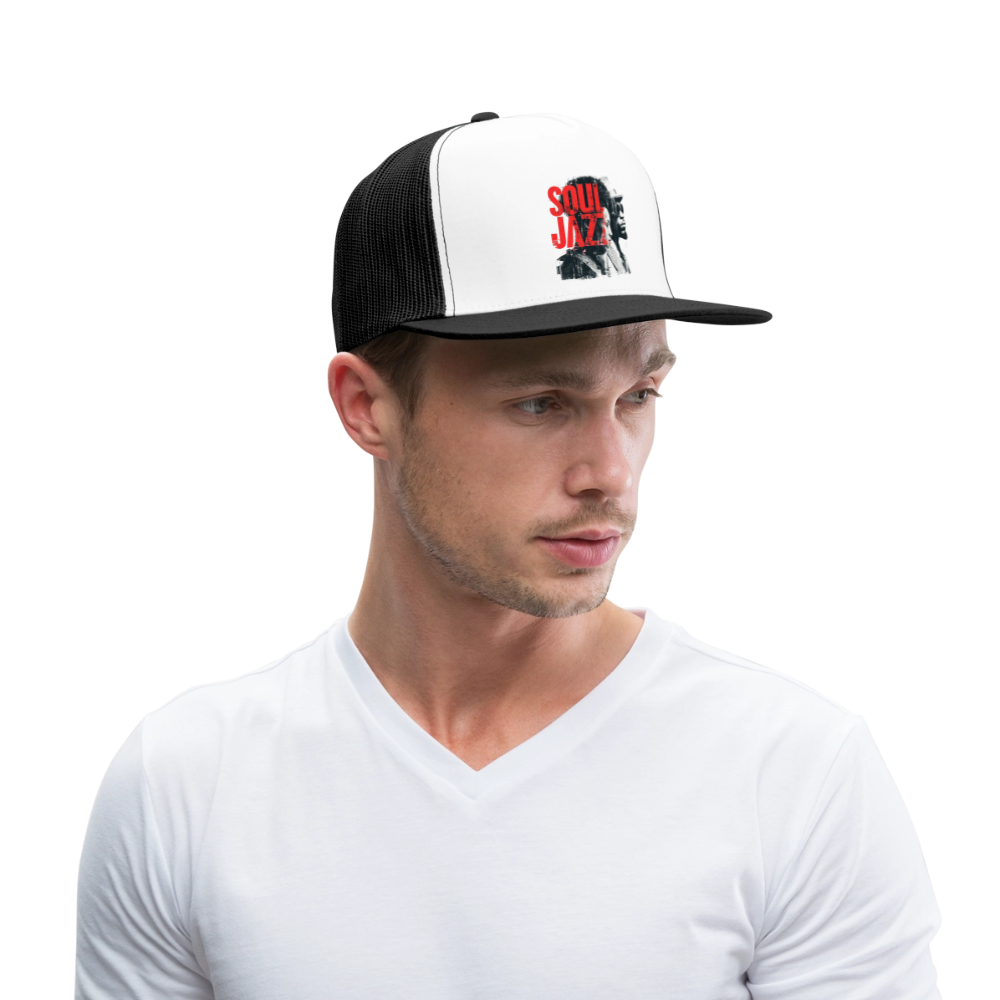 The Essence of Soul Jazz, Trucker Cap - vit/svart