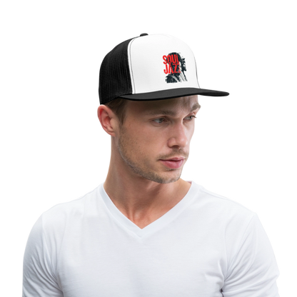 The Essence of Soul Jazz, Trucker Cap - vit/svart