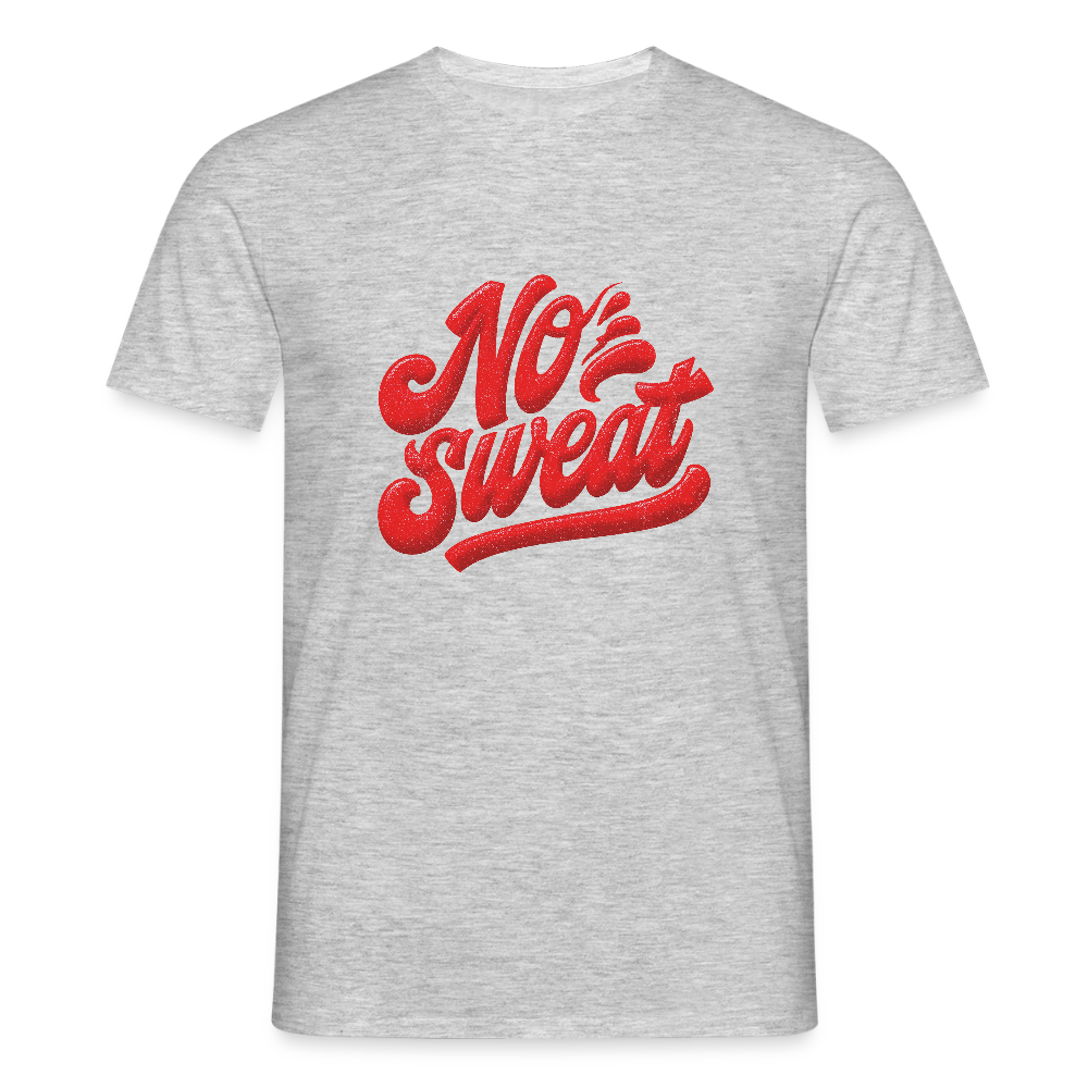 No sweat, T-shirt unisex - gråmelerad