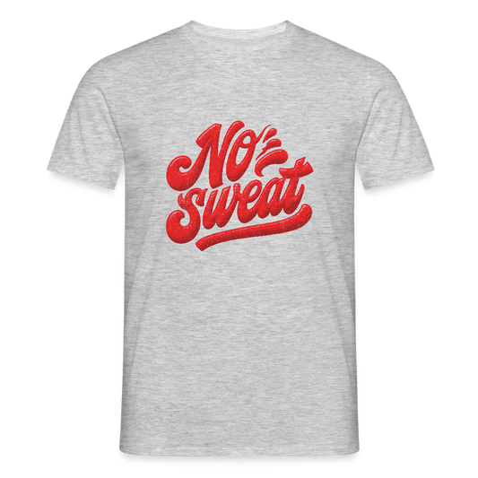 No sweat, T-shirt unisex - gråmelerad