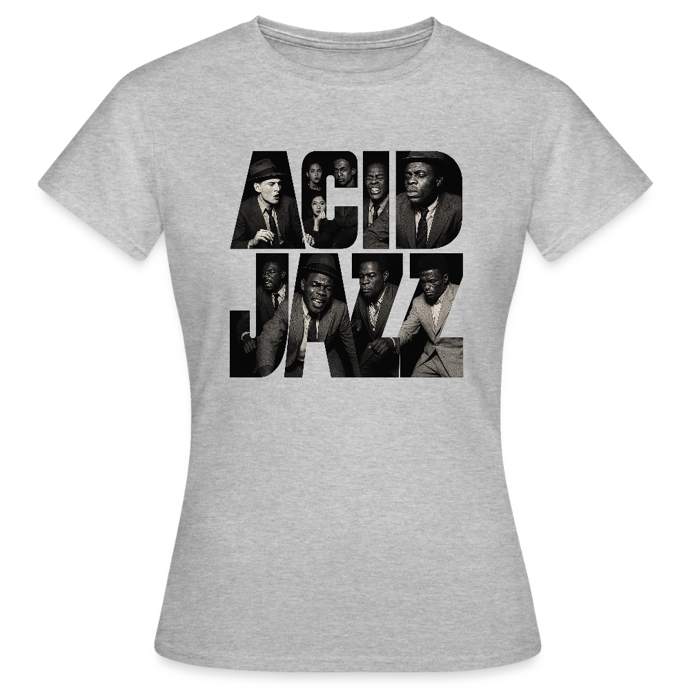 80s Club Jazzdance, T-shirt dam - gråmelerad