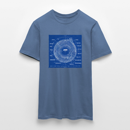 Kind of Blueprint, T-shirt unisex - duvblå 