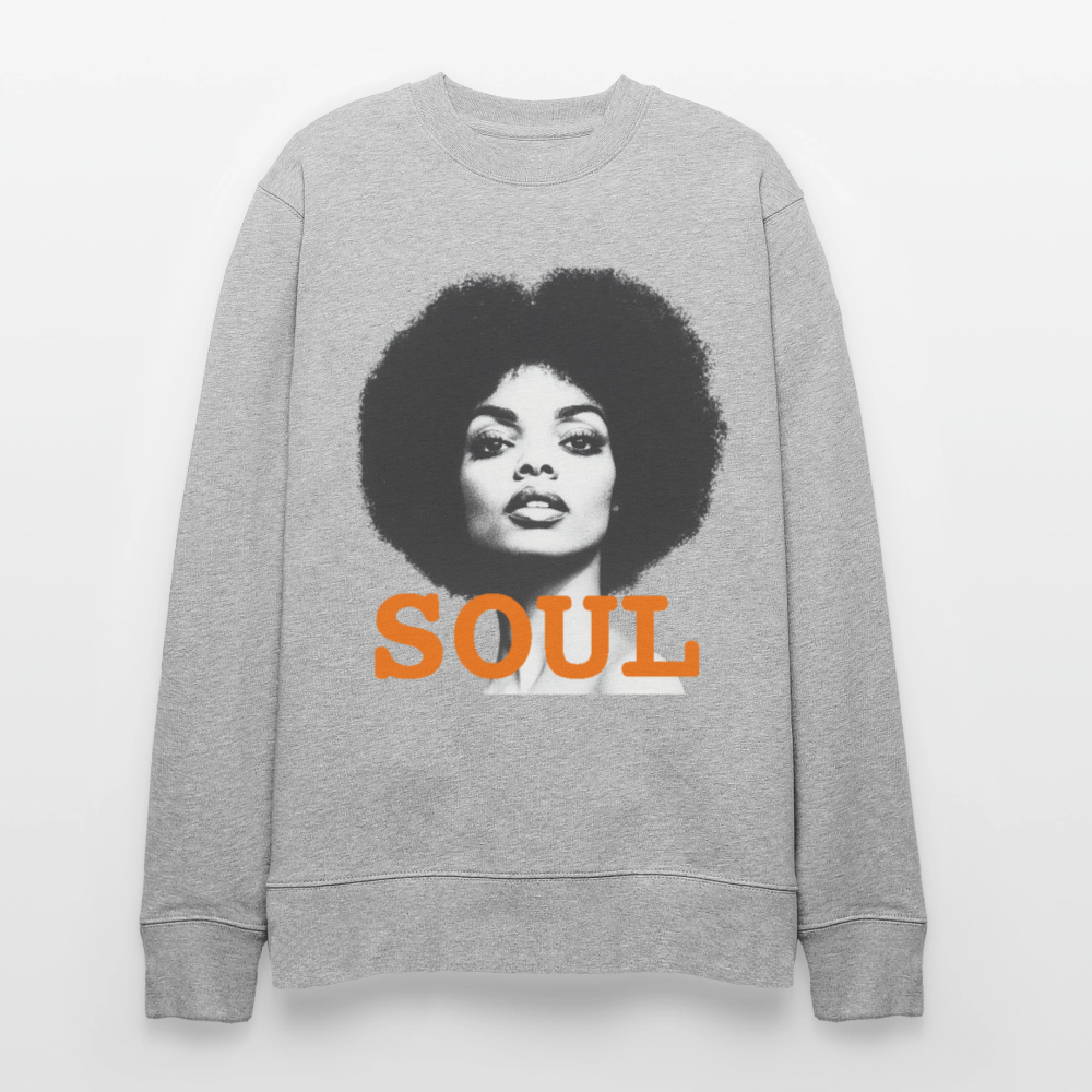 Soul PWR, Ekologisk sweatshirt CHANGER unisex från Stanley/Stella - gråmelerad