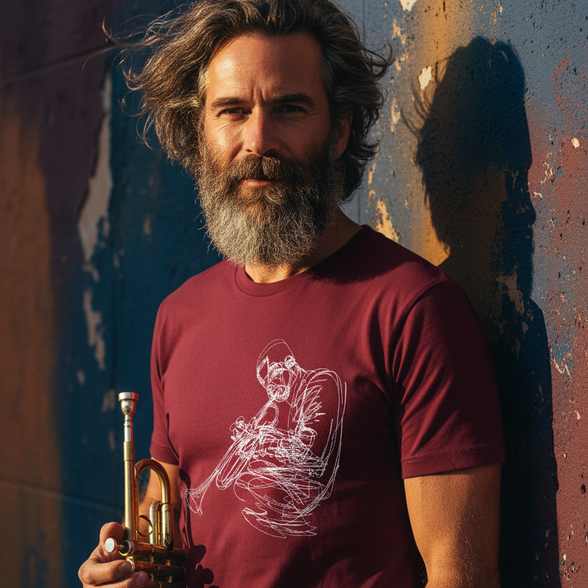 Contours of Jazz, T-shirt unisex