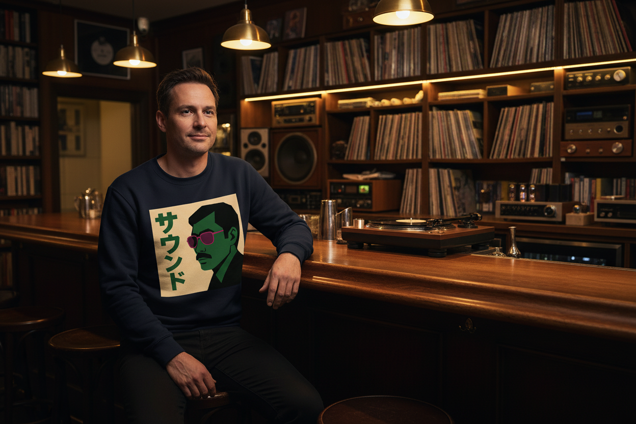 Nippon Sound – Nöjd vid baren med skivspelare