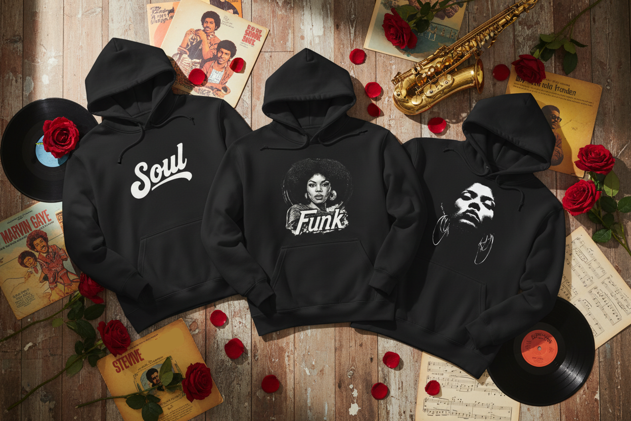 Soul hoodies flatlay - landscape