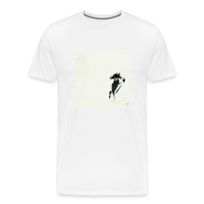 Scratch - Men’s Premium T-Shirt - white