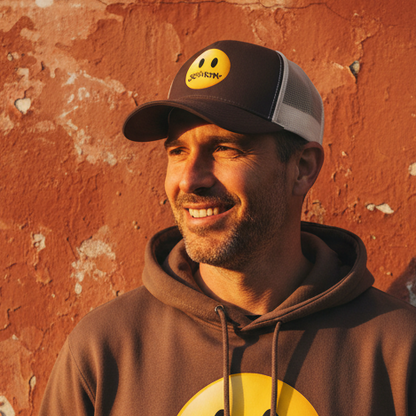 Turntable Grin Trucker Cap